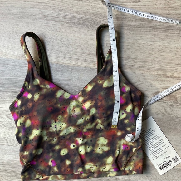 Lululemon | Green Purple and Red speckled Align Tank top - Picture 4 of 12
